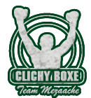 Logo Clichy Boxe 92 TEAM MEZAACHE - Boxe anglaise - Savate boxe française - Boxe thaïlandaise - Free fight (combat libre)